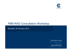 PBN RAD Consultation Workshop