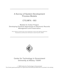 A Survey of System Development Process Models