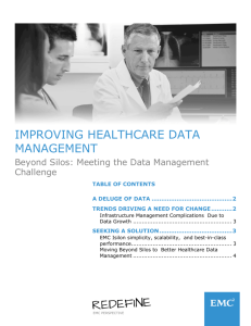 Improving Healthcare Data Management – Beyond Silos