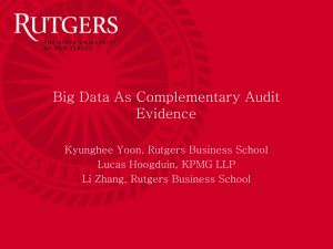 Big Data As Complementary Audit Evidence