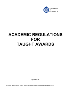 academic regulations