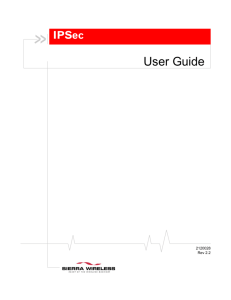 Ipsec - Sierra Wireless