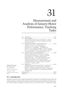 Measurement and Analysis of Sensory