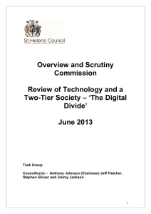 'The Digital Divide' June 2013