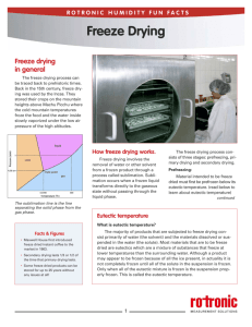 Freeze Drying - Rotronic USA