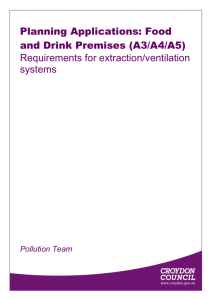 Planning Applications: Food and Drink Premises (A3/A4/A5