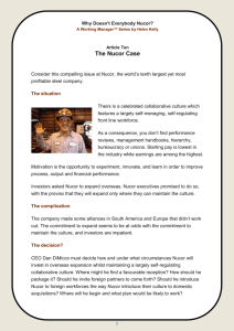 The Nucor Case - WordPress.com