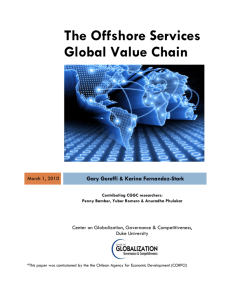 The Offshore Services Global Value Chain