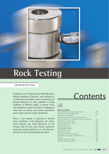 Rock Testing