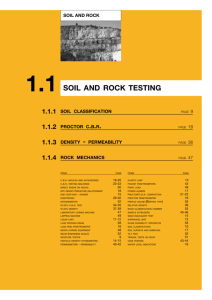 soil and rock testing