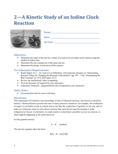 Experiment and Report Sheet