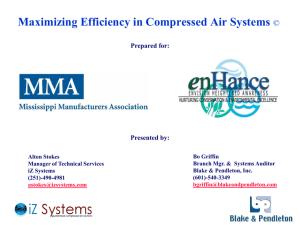 Reducing the Cost of Compressed Air