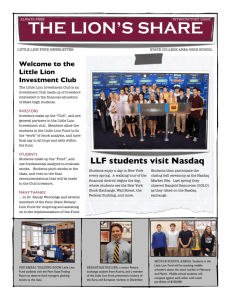 Introductory Newsletter - State College Area School District