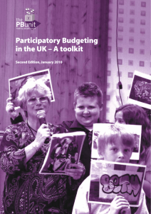 Participatory Budgeting Toolkit