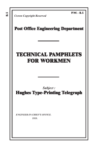 Hughes Type-Printing Telegraph