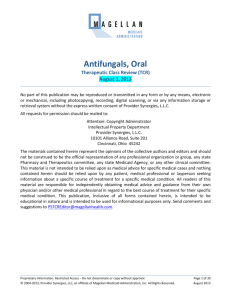 Antifungals, Oral / Noxafil tablet