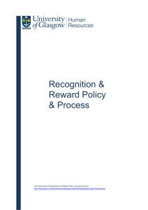 Recognition & Reward Policy & Process