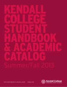Summer/Fall 2013 - Kendall College
