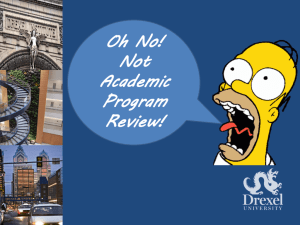 Introduction to Program Alignment and Review at Drexel University