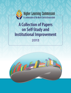 The Collection of Papers - The Higher Learning Commission