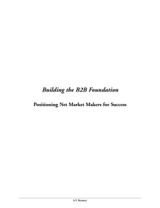 Building the B2B Foundation