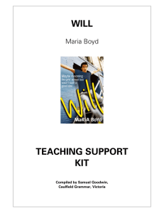 WILL Teachers' Resources