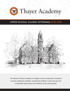 upper school course offerings 2015-2016