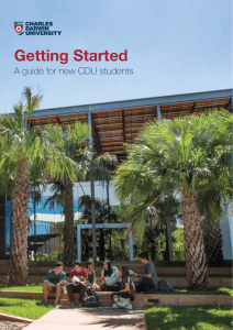 Getting Started - Charles Darwin University