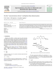 Spectrochimica Acta Part A: Molecular and Biomolecular