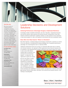 Leadership Decisions and Development Solutions Factsheet