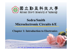 Sedra/Smith Microelectronic Circuits 6/E