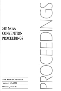 2001 NCAA Convention Proceedings