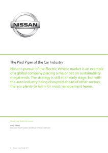 The Pied Piper of the Car Industry Nissan's pursuit of