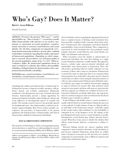 Who's Gay? Does It Matter?