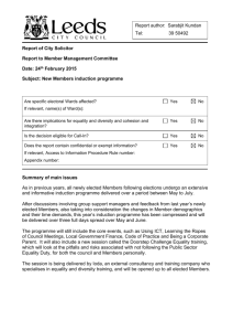 Revised report writing guidance and template