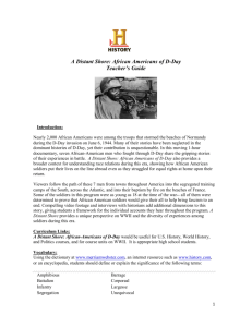 A Distant Shore: African Americans of D