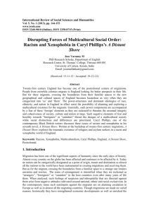 Disrupting Forces of Multicultural Social Order