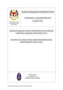 Nota Penerangan Jadual PCB 2012