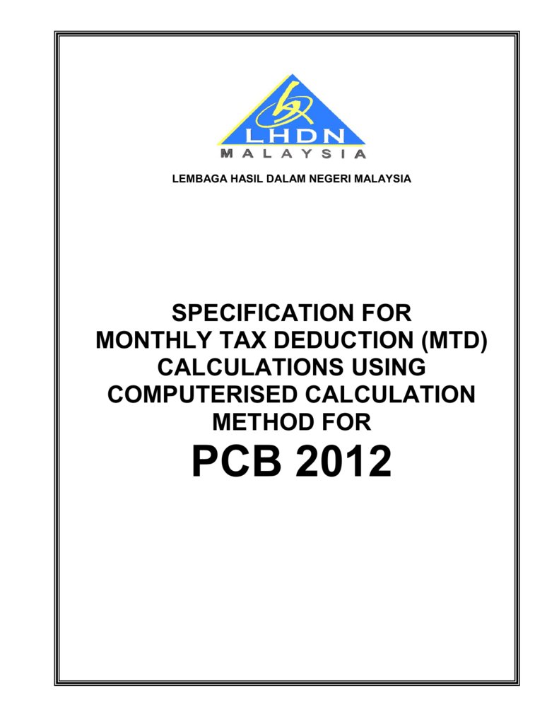 JADUAL POTONGAN PCB 2012 PDF