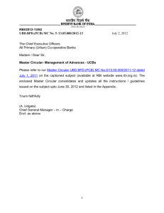 RBI/2012-13/62 UBD.BPD.(PCB) MC No. 5 /13.05.000/2012