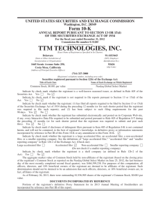 2012 10-K - TTM Technologies