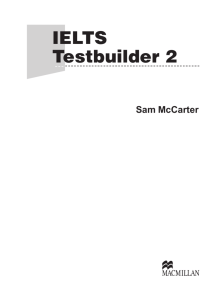 IELTS Testbuilder 2 - Macmillan Education eBooks