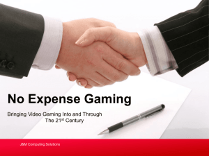 No Expense Gaming