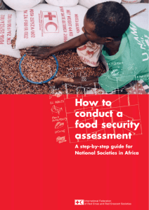 How to conduct a food security assessment