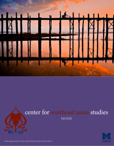 center for southeast asian studies - International Institute