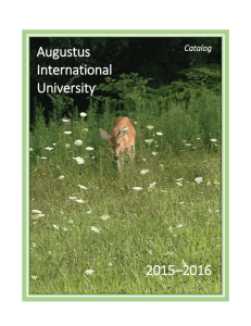 AIU 2015-2016 Catalog - Ocean Seminary College