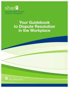 Your Guidebook to Dispute Resolution in the Workplace