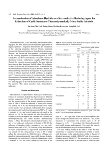 Reexamination of Aluminum Hydride as a Stereoselective Reducing