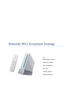 Nintendo Wii's Ecosystem Strategy