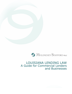 louisiana lending law